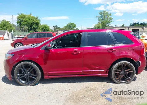 2013 Ford Edge Sport из США, поврежденный, VIN 2FMDK4AK7DBB85389